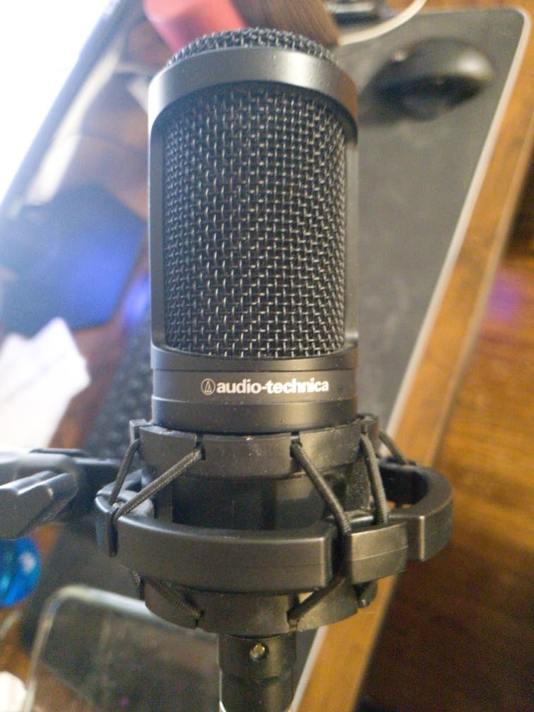 Audio-Technica AT2020 Cardioid Condenser Studio XLR Microphone, Ideal for Project/Home Studio Applications - Customer Photo 2