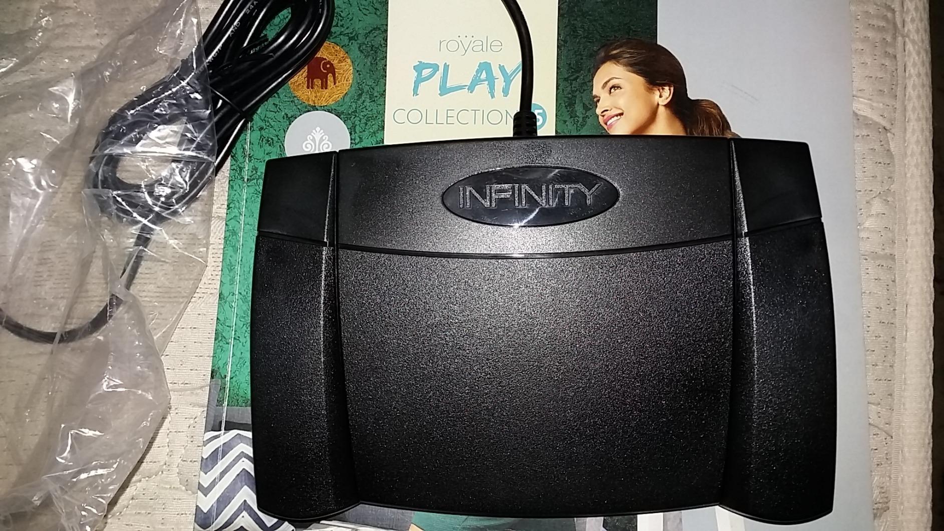 Executive Communication Systems Infinity 3 USB Foot Pedal Control with Computer Plug In, one unit - Customer Photo 3