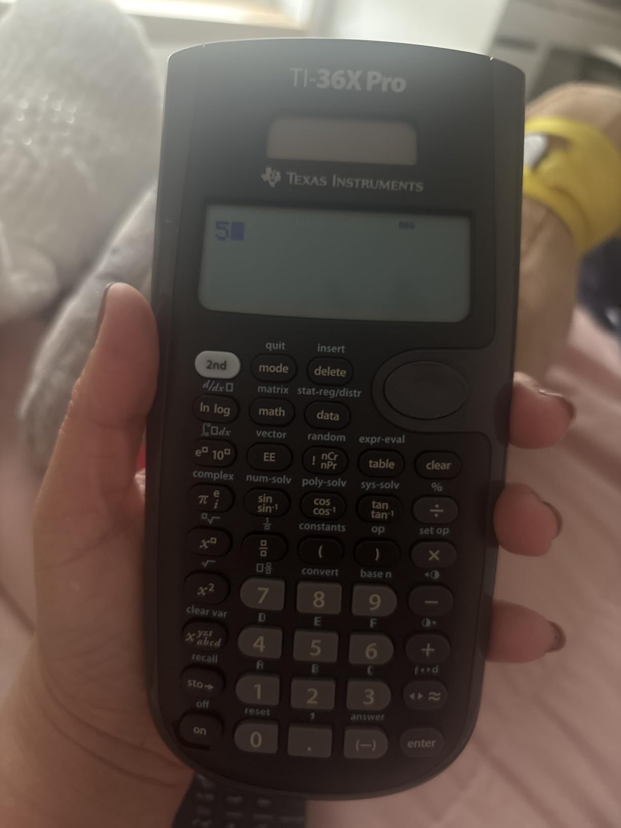 Texas Instruments TI-36X Pro Engineering/Scientific Calculator | 9.7 Inch | Black. - Customer Photo 2