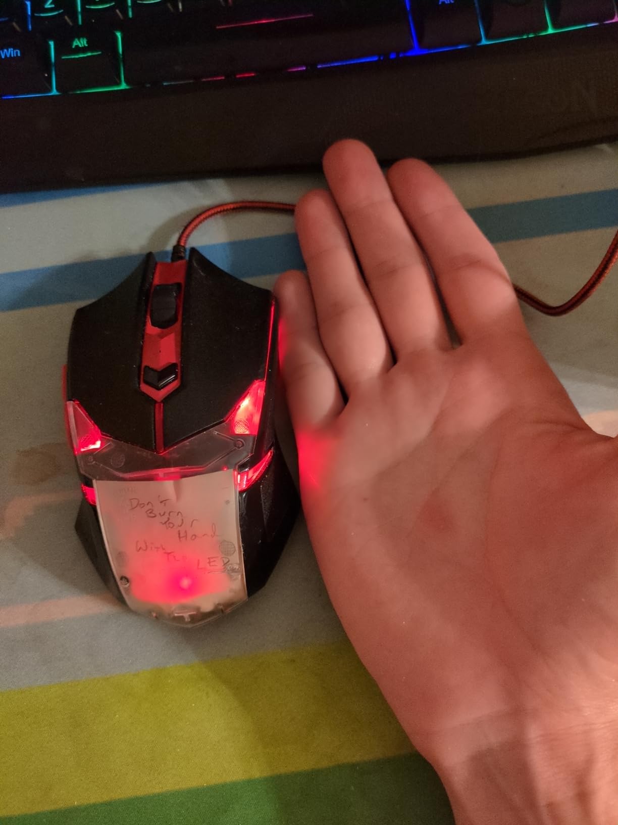 Redragon S101-3 PRO Gaming Keyboard and Mouse, RGB Backlit Programmable Keyboard Mouse with Software, Independent Macro Record Keys, Value Combo Set, New Update Version - Customer Photo 2