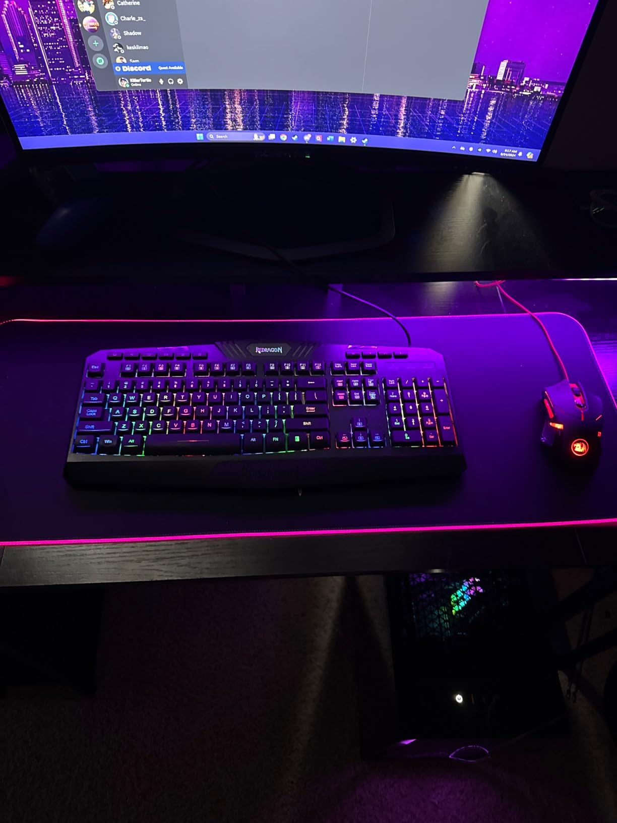 Redragon S101-3 PRO Gaming Keyboard and Mouse, RGB Backlit Programmable Keyboard Mouse with Software, Independent Macro Record Keys, Value Combo Set, New Update Version - Customer Photo 4