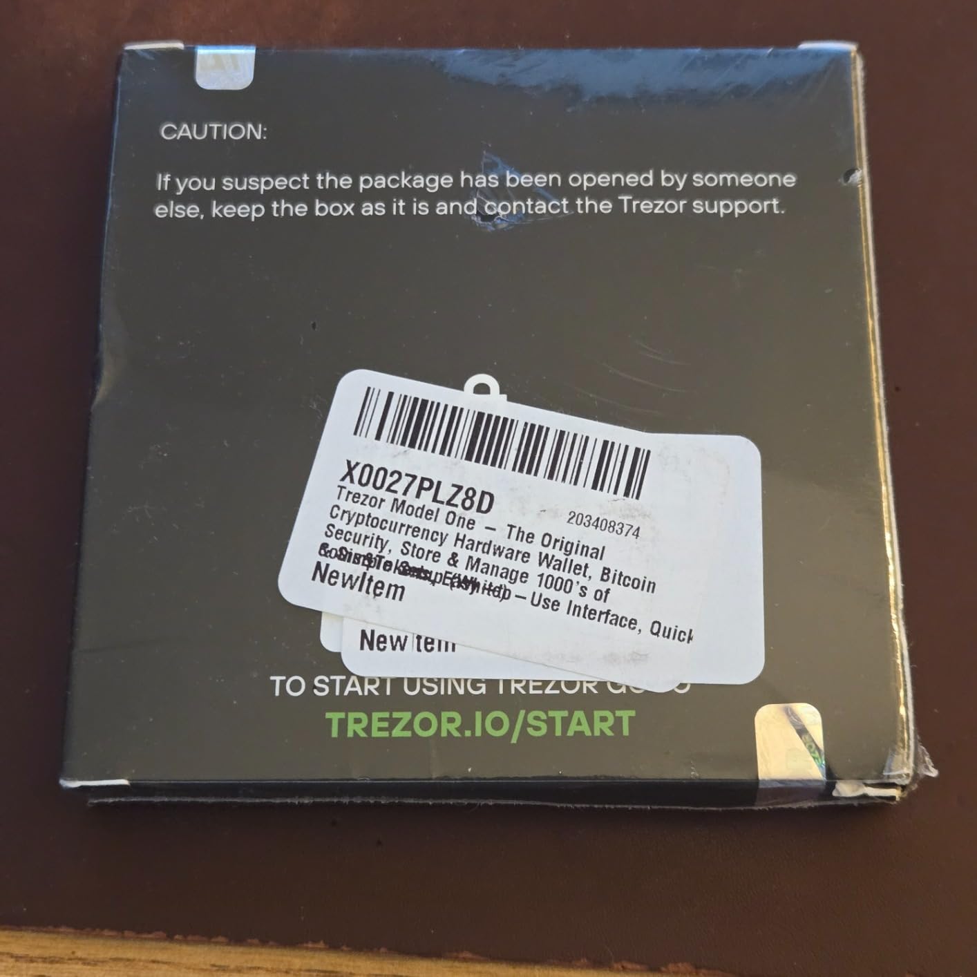 Trezor Model One - The Original Cryptocurrency Hardware Wallet, Bitcoin Security, Store & Manage 1000's of Coins&Tokens, Easy-to-Use Interface, Quick & Simple Setup (Black) Customer Review Trezor Model One - The Original Cryptocurrency Hardware Wallet, Bitcoin Security, Store & Manage 1000's of Coins&Tokens, Easy-to-Use Interface, Quick & Simple Setup (Black) - Customer Photo 1