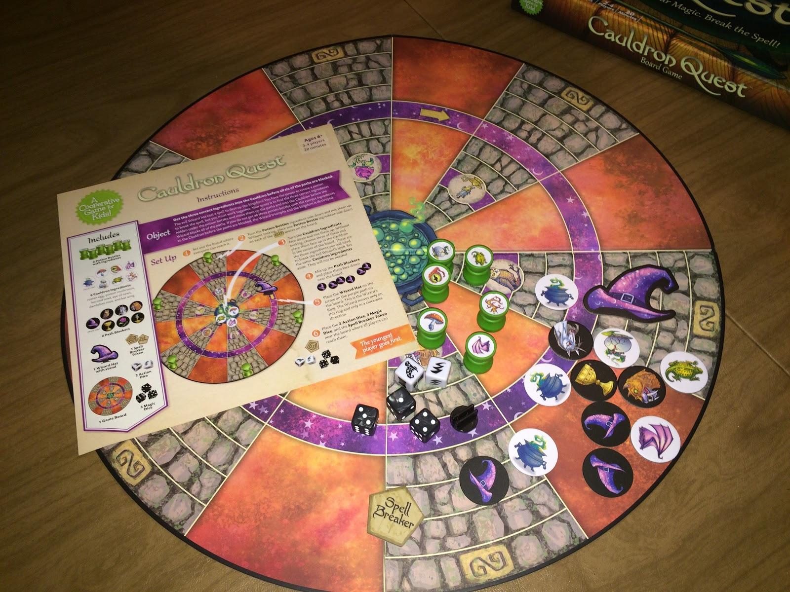 Peaceable Kingdom Cauldron Quest Cooperative Potions and Spells Game for Kids - Customer Photo 2