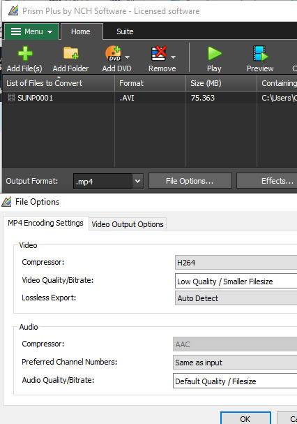 Prism Video Converter Software - Convert Between AVI MP4 MOV and Other Formats [Download] - Customer Photo 2