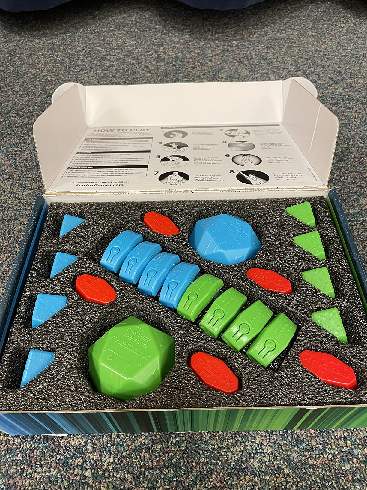 Redux: The Original Glow in The Dark Capture The Flag Game | Ages 8+ | Outdoor Games for Kids and Teens | Glow in the Dark Games | Sports Gifts for Boys | Alternative to Laser Tag Guns & Flag Football - Customer Photo 2
