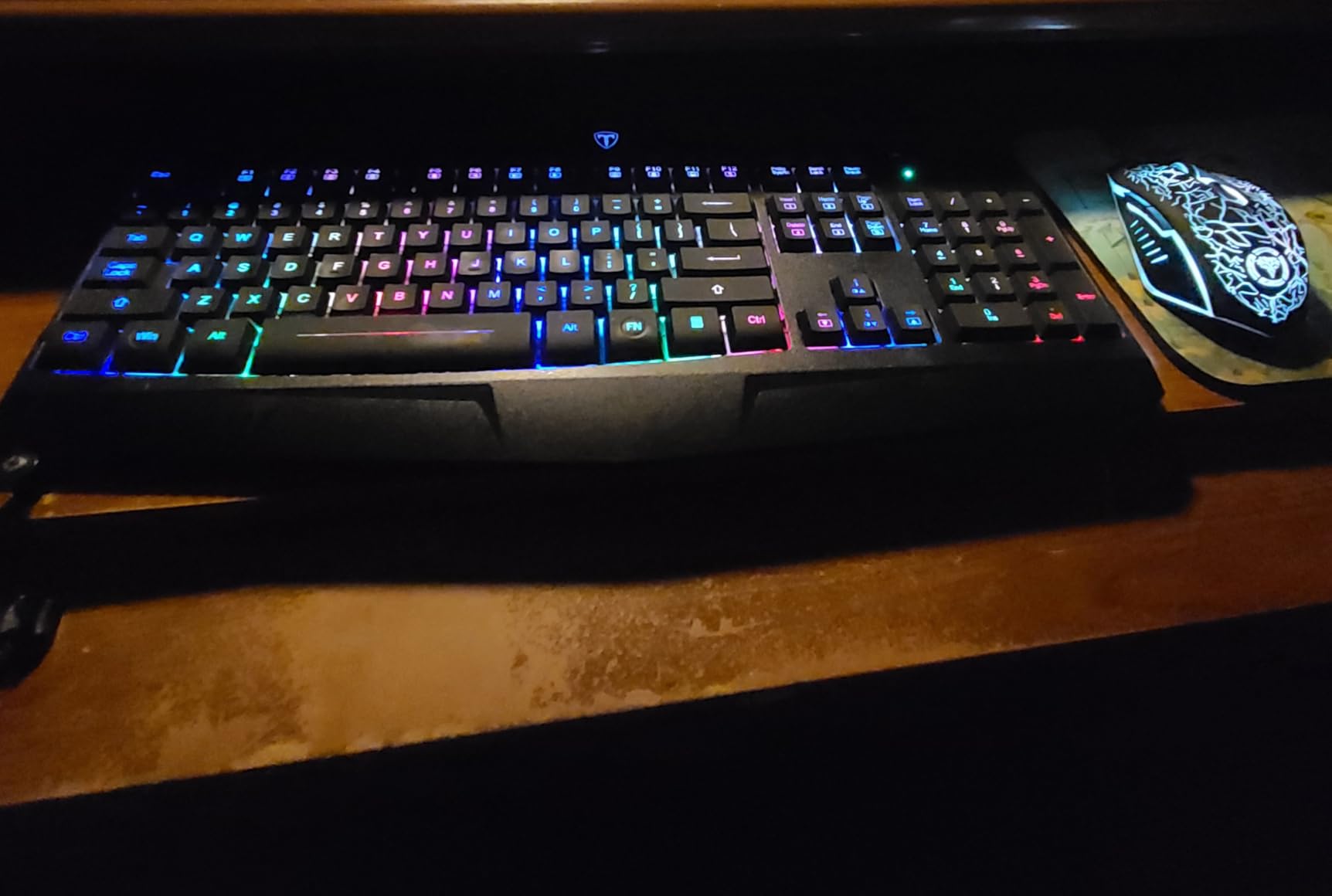 BENGOO Gaming Mouse Wired, Ergonomic Gamer Laptop PC Optical Computer Mice with RGB Backlit, 4 Adjustable DPI Up to 3600, 6 Programmable Buttons for Windows 7/8/10/XP Vista Linux -Black - Customer Photo 2