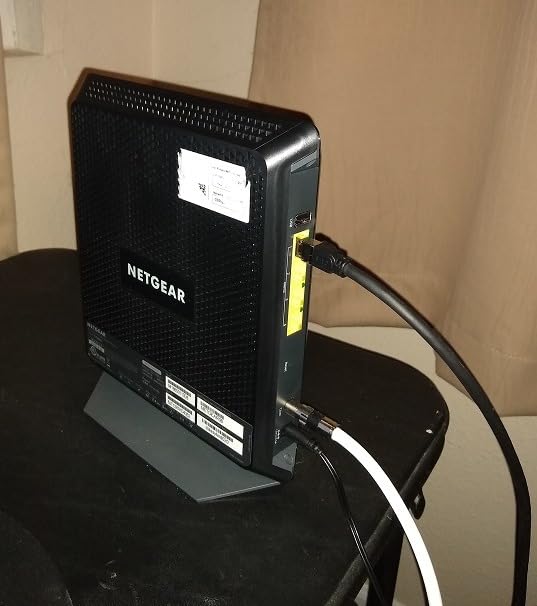 NETGEAR Nighthawk Modem Router Combo C7000-Compatible with Cable Providers Including Xfinity by Comcast, Spectrum, Cox,Plans Up to 800Mbps | AC1900 WiFi Speed | DOCSIS 3.0 Customer Review NETGEAR Nighthawk Modem Router Combo C7000-Compatible with Cable Providers Including Xfinity by Comcast, Spectrum, Cox,Plans Up to 800Mbps | AC1900 WiFi Speed | DOCSIS 3.0 - Customer Photo 2