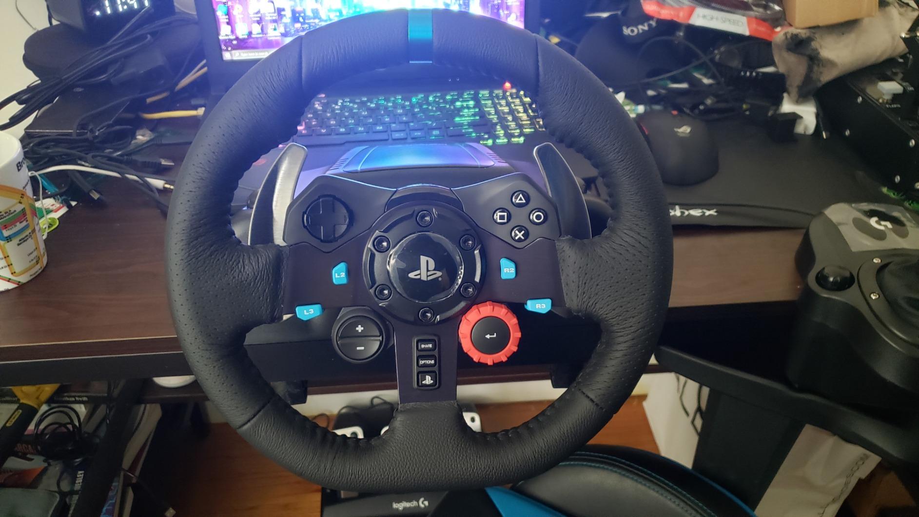 Logitech G920 Driving Force Racing Wheel and Pedals, Force Feedback + Logitech G Driving Force Shifter - Xbox Series X|S, Xbox One and PC, Mac - Black - Customer Photo 4