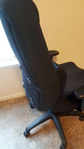 Everlasting Comfort Lumbar Support Pillow for Office Chair - Memory Foam Back Cushion for Chair, Car, Couch - Lumbar Pillow Promotes Better Posture, Back Pain Relief - Ideal for Gaming and Desk Chairs - Customer Photo 1