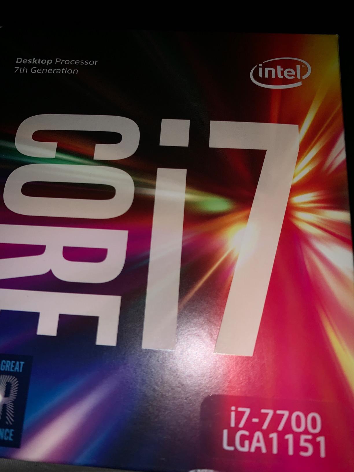 Intel BX80677I77700 Core i7-7700 Desktop Processor 8M Cache, 3.6GHz (Max Turbo Frequency 4.20GHz) 7th Generation - Customer Photo 3
