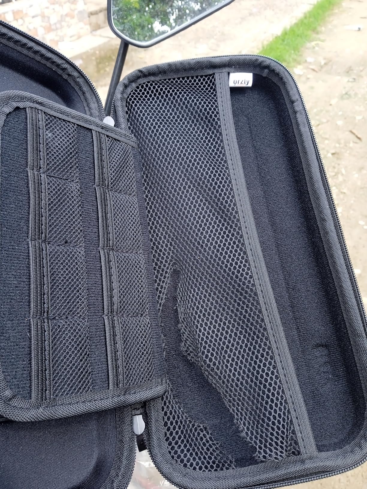 Orzly Carry Case Compatible with Nintendo Switch and New Switch OLED Console -Protective Hard Portable Travel Carry Case Shell Pouch with Pockets for Accessories and Games - Customer Photo 1