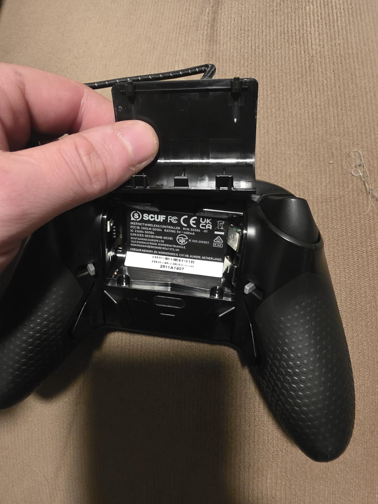 SCUF Instinct Pro Performance Series Wireless Xbox Controller - Remappable Back Paddles - Instant Triggers - Xbox Series X|S, Xbox One, PC and Mobile - Steel Gray - Customer Photo 5