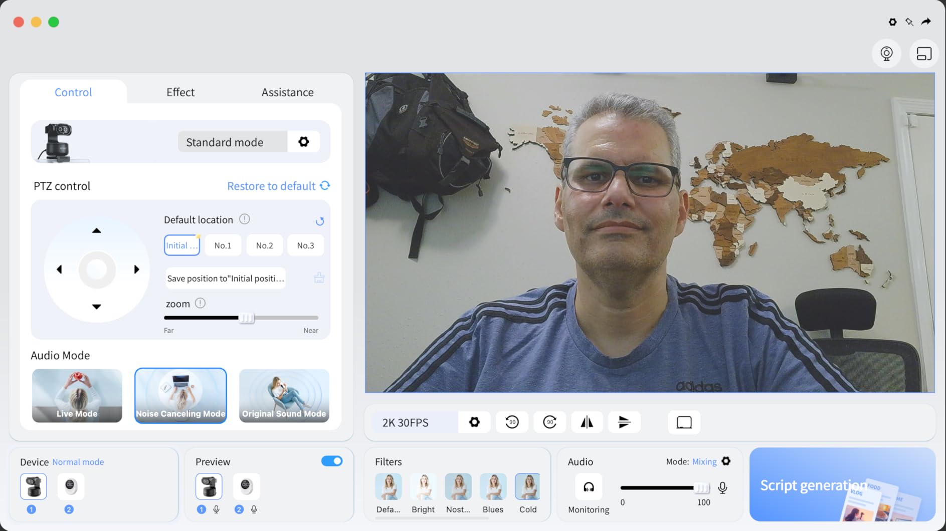 EMEET PIXY Dual-Camera AI-Powered PTZ Camera 4K, AI Tracking, PDAF&AI Autofocus 0.2s, 1/2.55'' Sony Sensor, 3 Mics, Presets, Gesture Control, 4K Webcam for Streaming and OBS/Twitch/Switch 2 Compatible - Customer Photo 2