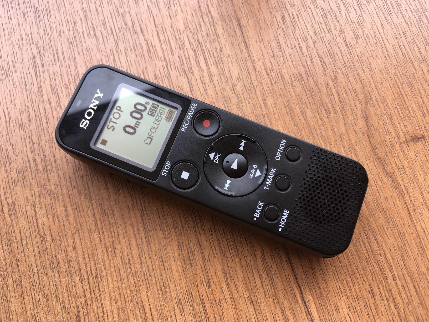 Sony ICD-PX370 Mono Digital Voice Recorder with Built-In USB Voice Recorder, Black customer photo 1