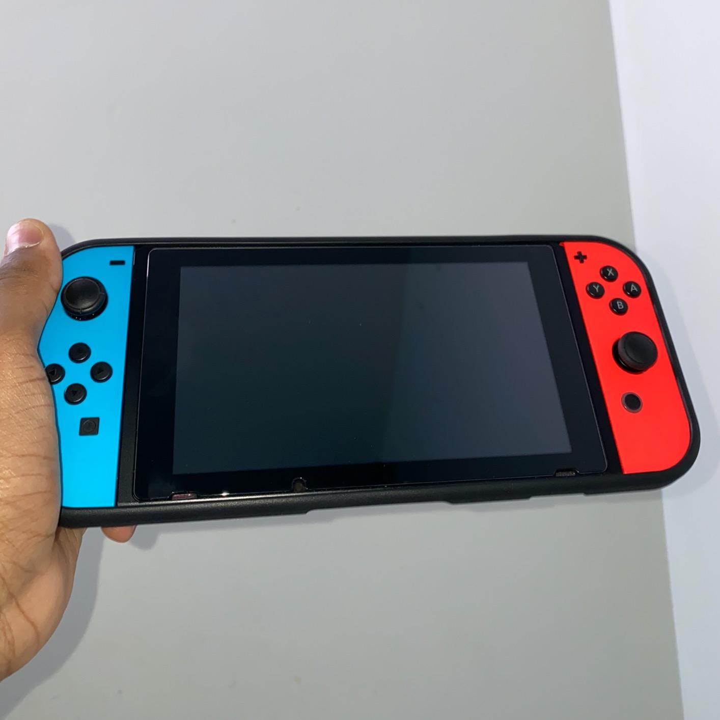 Switch Accessories Bundle - Orzly Essentials Pack for Nintendo switch OLED Case & Screen Protector , Grip Case, Games Holder, Headphones - Classic Black Edition - Customer Photo 2