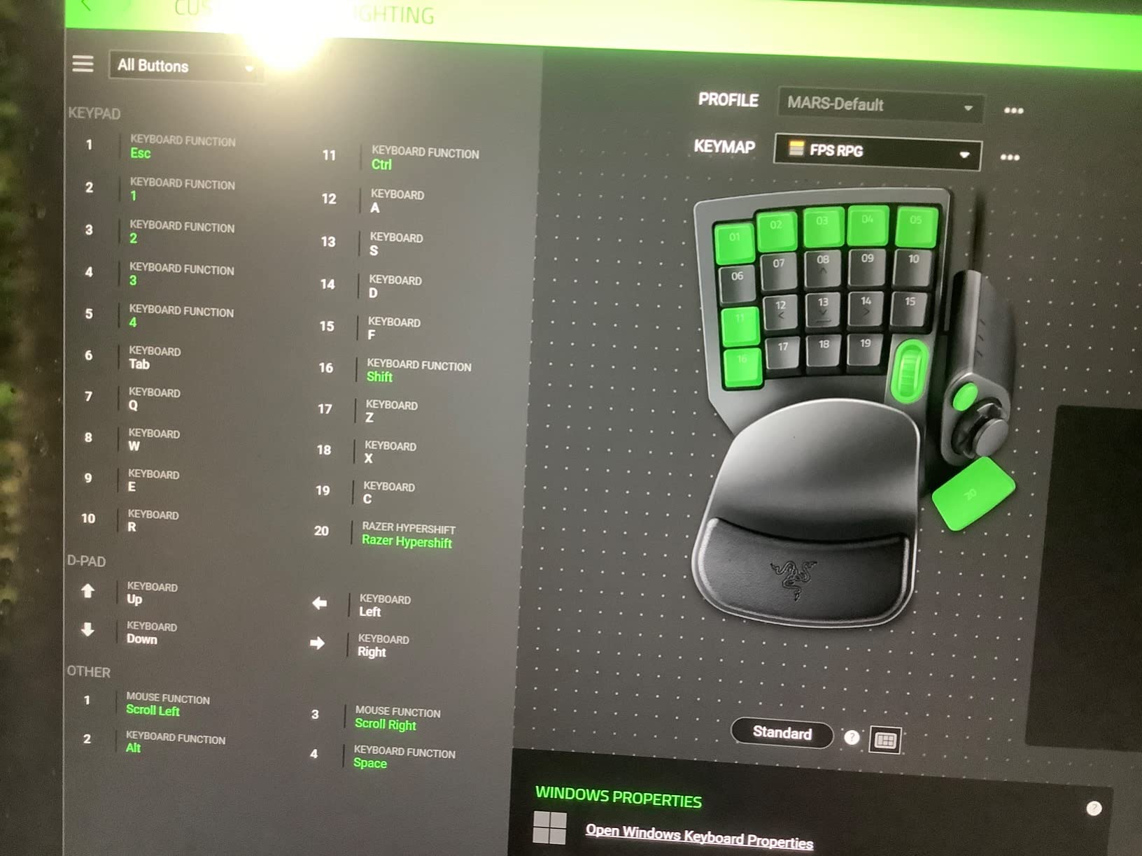 Razer Tartarus V2 Gaming Keypad: Mecha Membrane Key Switches - One Handed Keyboard - 32 Programmable Keys - Customizable Chroma RGB Lighting - Programmable Macros - Snap Tap - Black - Customer Photo 3