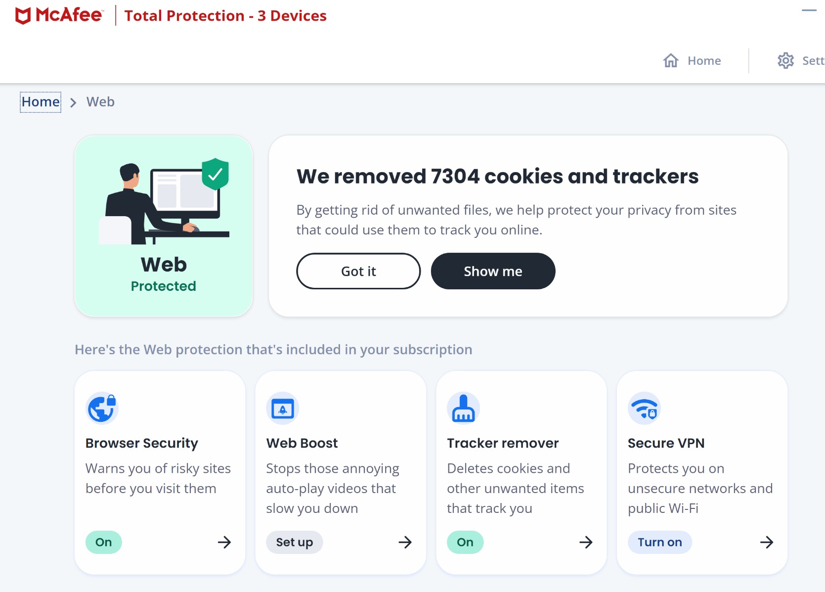 McAfee Total Protection | 10 Device | Antivirus Internet Security Software | VPN, Password Manager, Dark Web Monitoring & Parental Controls | 1 Year Subscription | Download Code - Customer Photo 1