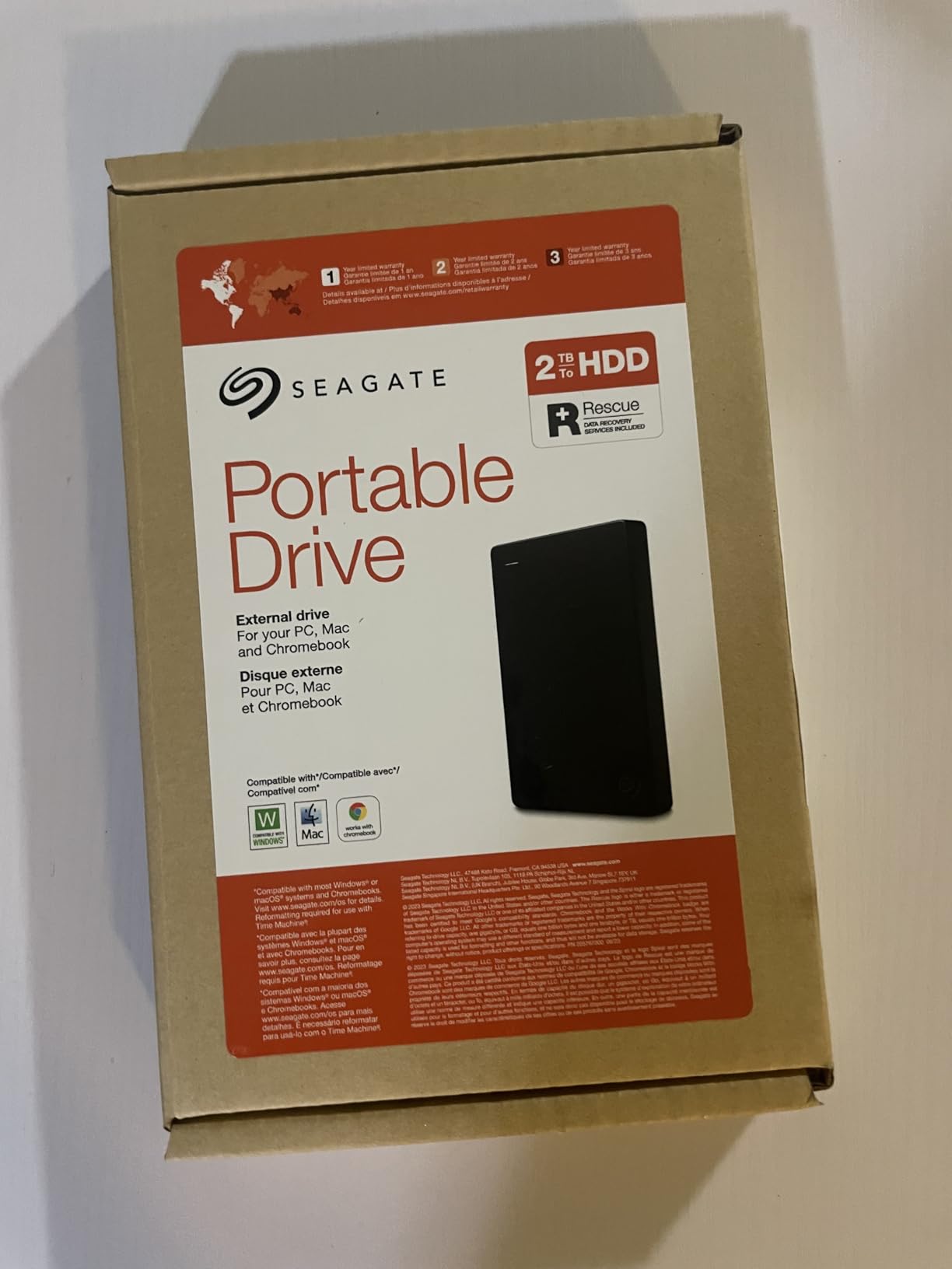 Seagate Portable 2TB External Hard Drive HDD — USB 3.0 for PC, Mac, PlayStation, & Xbox -1-Year Rescue Service (STGX2000400) - Customer Photo 2