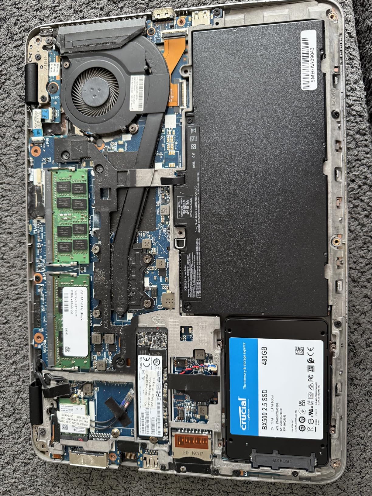 Crucial BX500 480GB 3D NAND SATA 2.5-Inch Internal SSD, up to 540MB/s - CT480BX500SSD1, Solid State Drive - Customer Photo 1