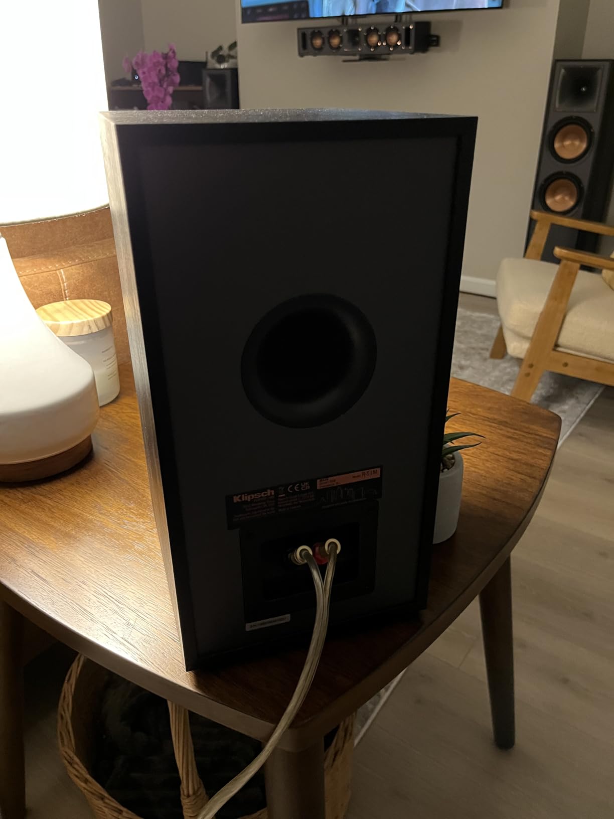 Klipsch R-51M Bookshelf Speaker (Pair), Black - Customer Photo 1