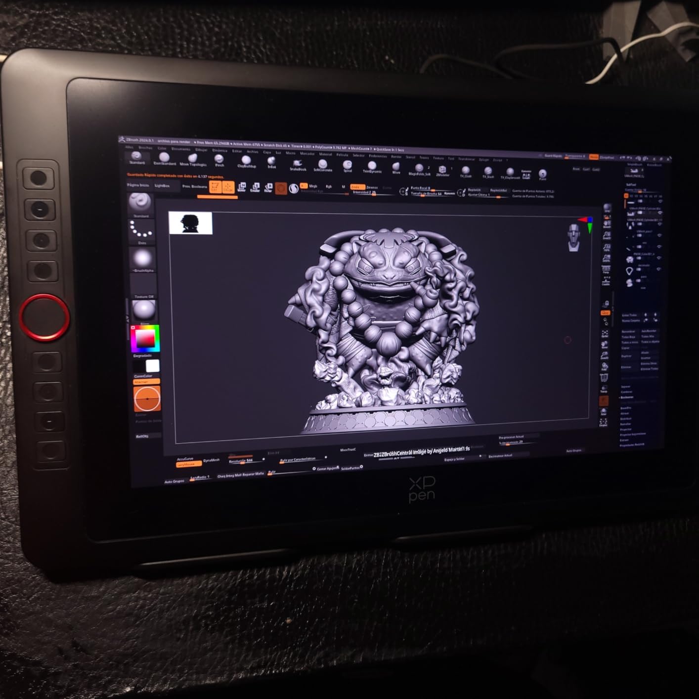 XP-PEN Artist12 11.6 Inch FHD Drawing Monitor Pen Display Graphic Monitor with PN06 Battery-Free Multi-Function Pen Holder and Glove 8192 Pressure Sensitivity - Customer Photo 2