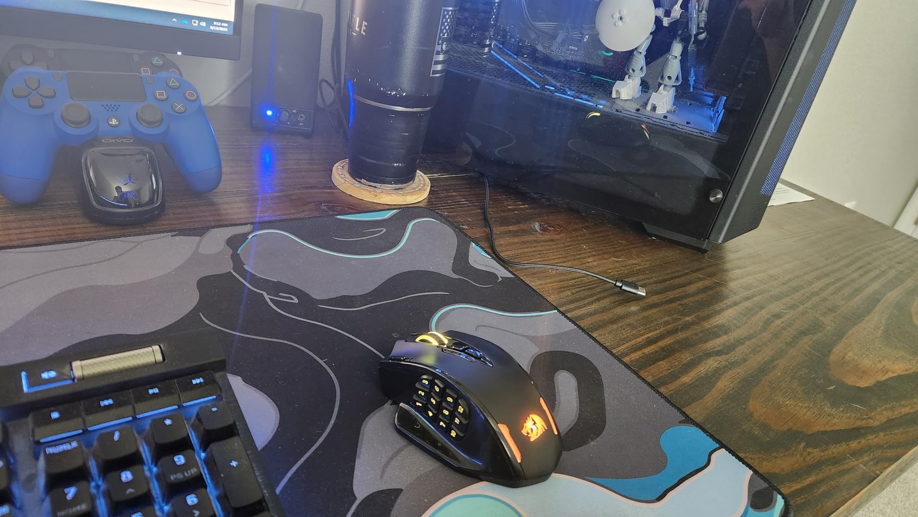 Redragon M908 Impact RGB LED MMO Gaming Mouse with 12 Side Buttons, Optical Wired Ergonomic Mouse with Max 12,400DPI, High Precision, 18 Programmable Macro Shortcuts, Comfort Grip - Customer Photo 1