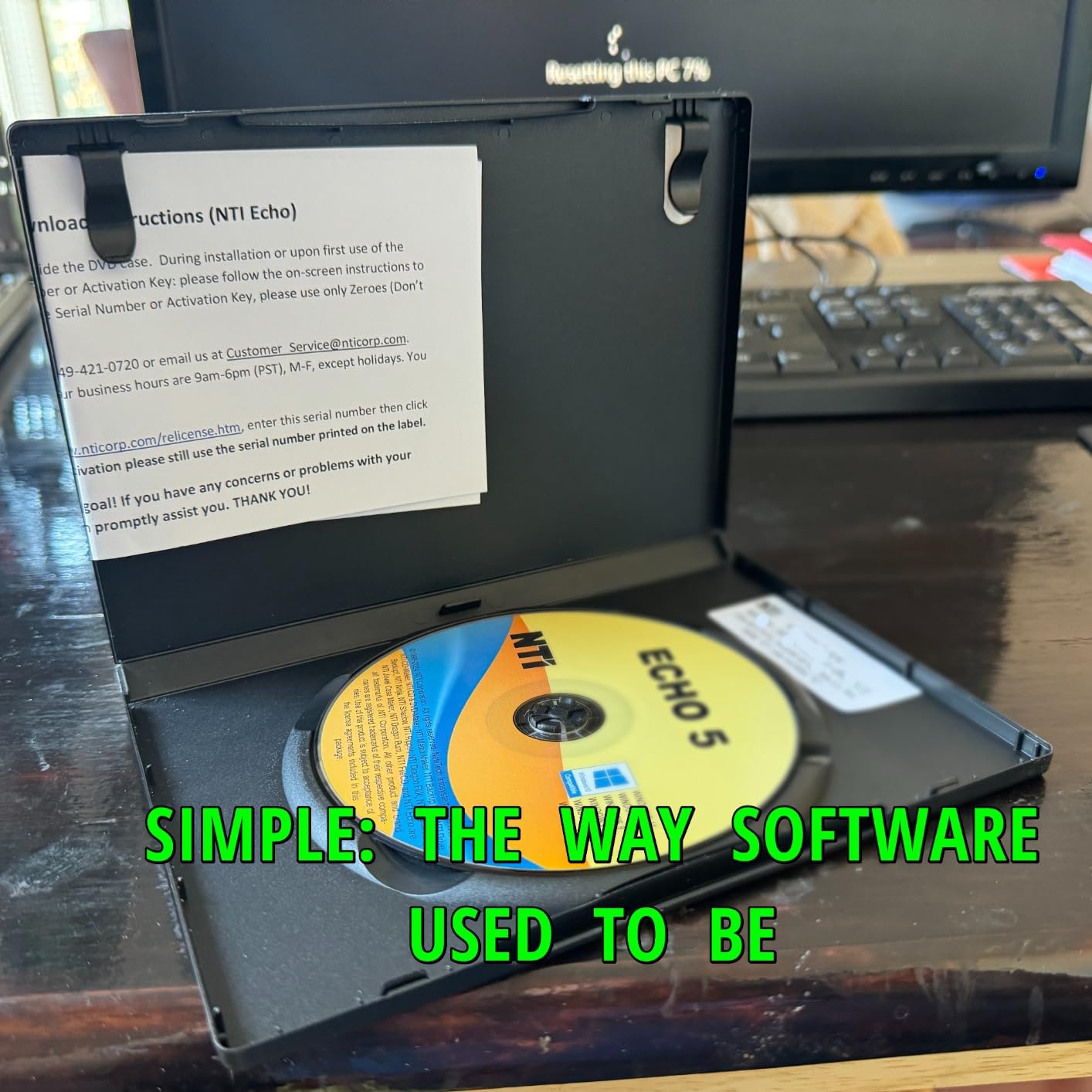NTI Echo | NEW! Version 6 via Download | Disk Cloning & Migration Software | Make an exact copy of HDD or SSD with Dynamic Resizing | Permanent License (Not A 1-Year Subscription!) - Customer Photo 1