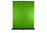 Valera Creator Green Screen – Collapsible Chroma Key Panel,+1000 Free Backgrounds Included, Portable Retractable Wrinkle Resistant Fabric Backdrop, Adjustable Height, 10 Second Setup - Customer Photo 1