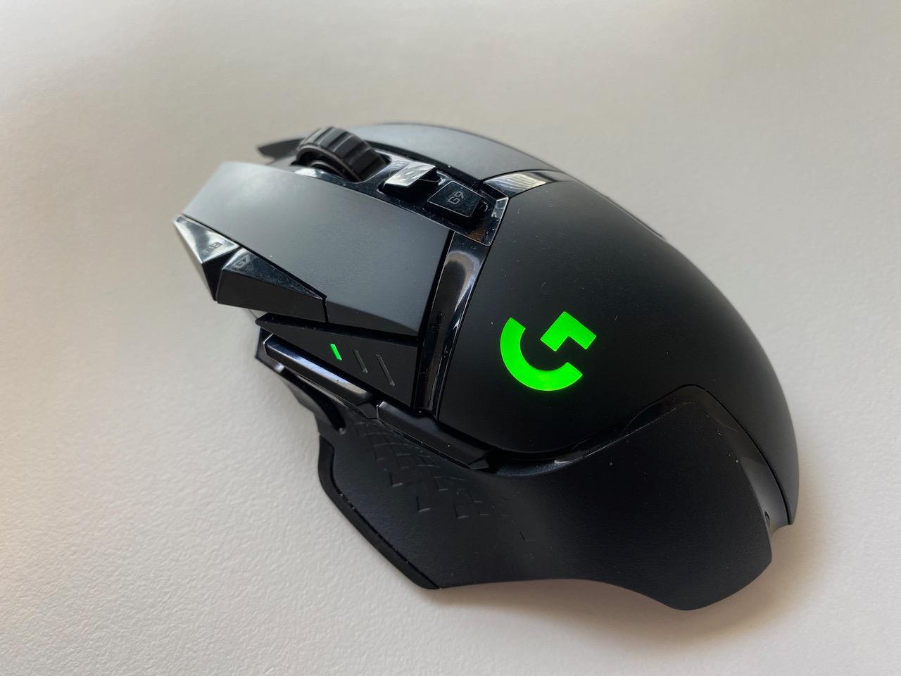 Logitech G502 Lightspeed Wireless Gaming Mouse with Hero 25K Sensor, PowerPlay Compatible, Tunable Weights and Lightsync RGB - Black - Customer Photo 1