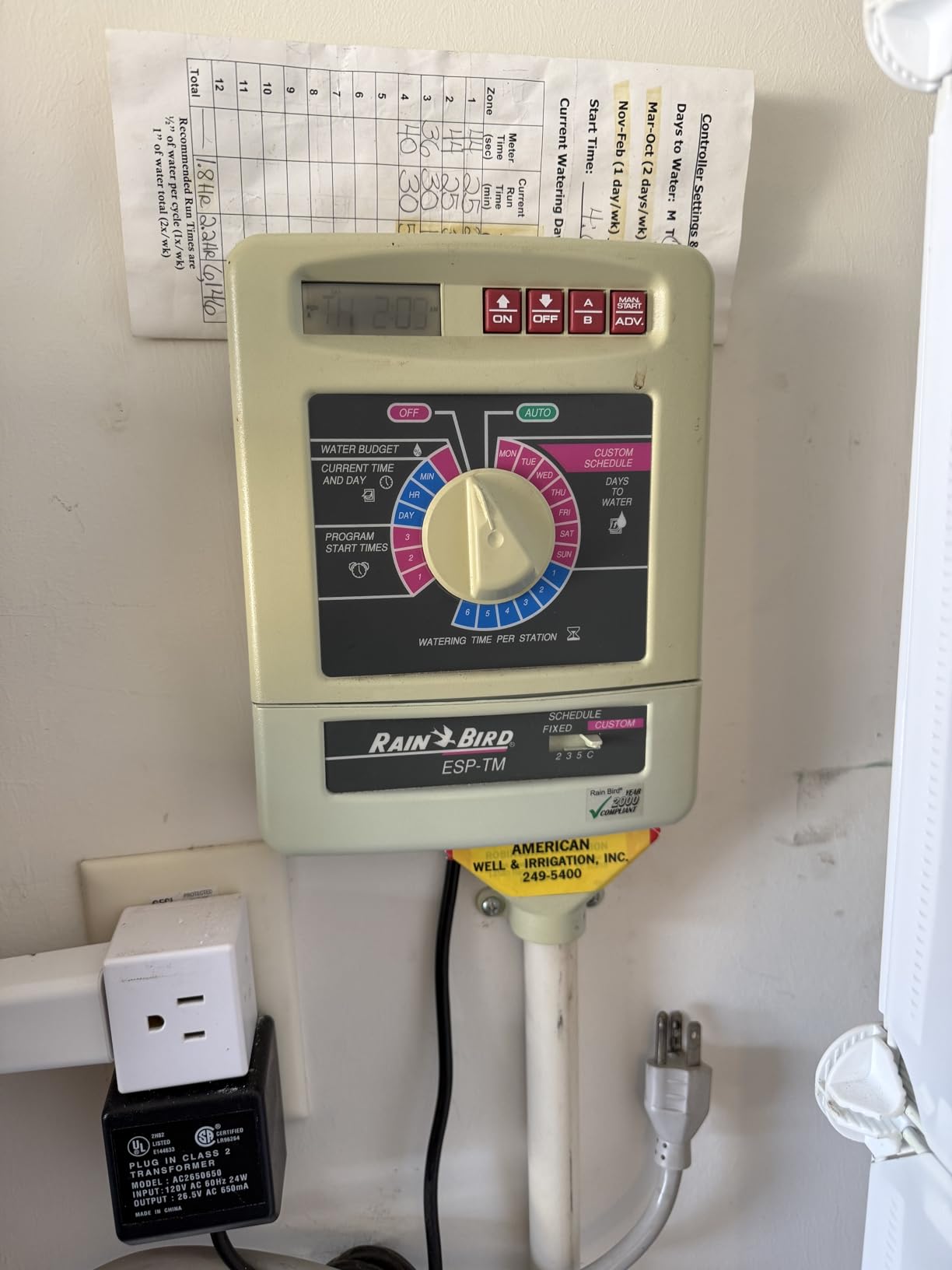 Rain Bird ST8I-2.0 Smart Indoor WiFi Sprinkler/Irrigation System Timer/Controller, WaterSense Certified, 8-Zone/Station, Compatible with Amazon Alexa - Customer Photo 1