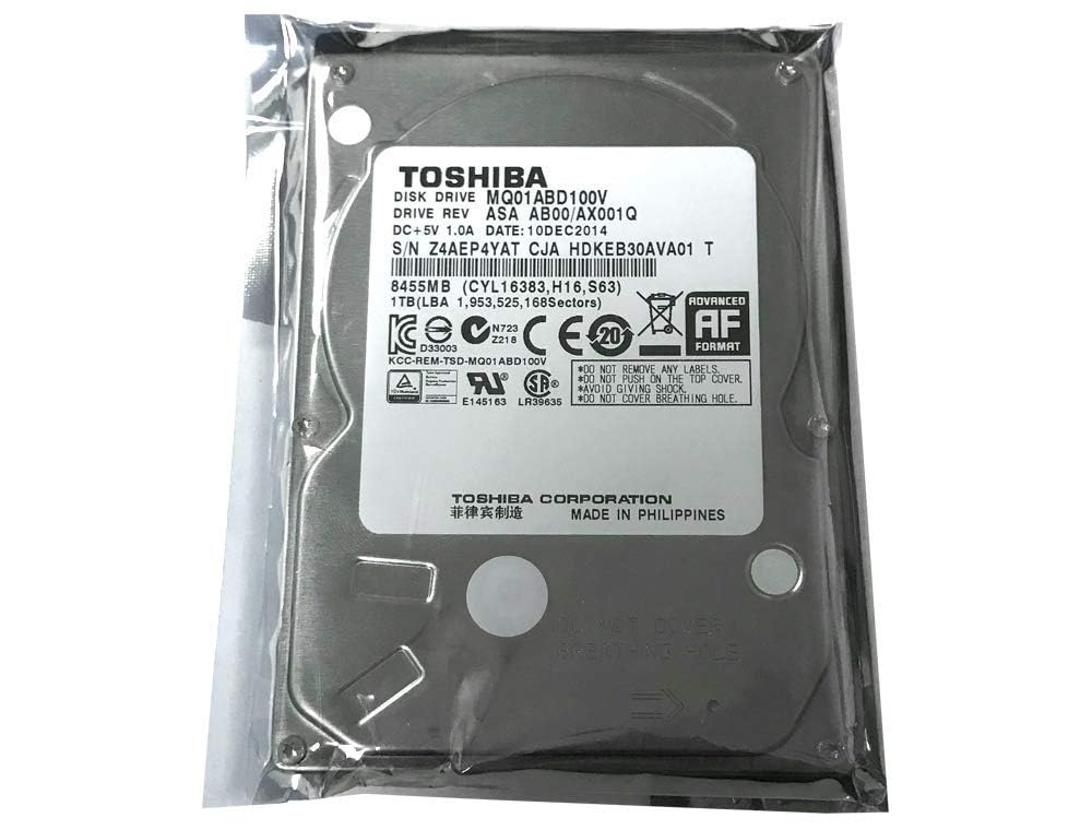 Toshiba 1TB 5400RPM 8MB Cache SATA 3.0Gb/s 2.5 inch PS3/PS4 Hard Drive - 3 Year Warranty - Customer Photo 1