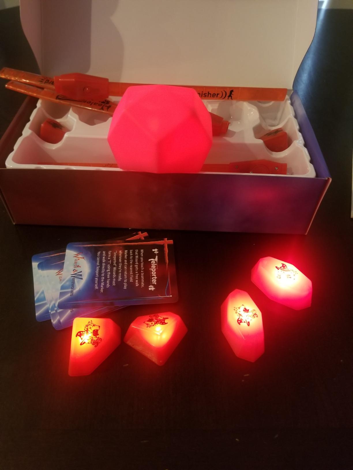 A Magical Glow-in-The-Dark Outdoor Game: Wizards & Werewolves: | 4-10 Players | Camping Games | Scavenger Hunt | Outdoor Toys for Kids 8-12+ | Teen Boys Gifts | 