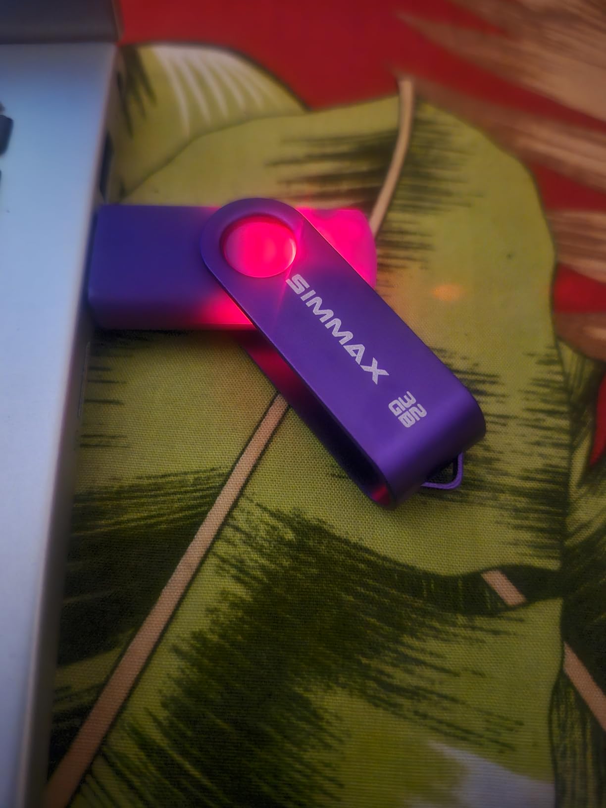 32GB Memory Stick USB 2.0 Flash Drives Swivel Thumb Drive Pen Drive (32GB Purple) - Customer Photo 1
