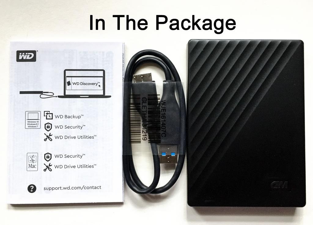 WD 5TB My Passport, Portable External Hard Drive, Black, backup software with defense against ransomware, and password protection, USB 3.1/USB 3.0 compatible - WDBPKJ0050BBK-WESN - Customer Photo 2