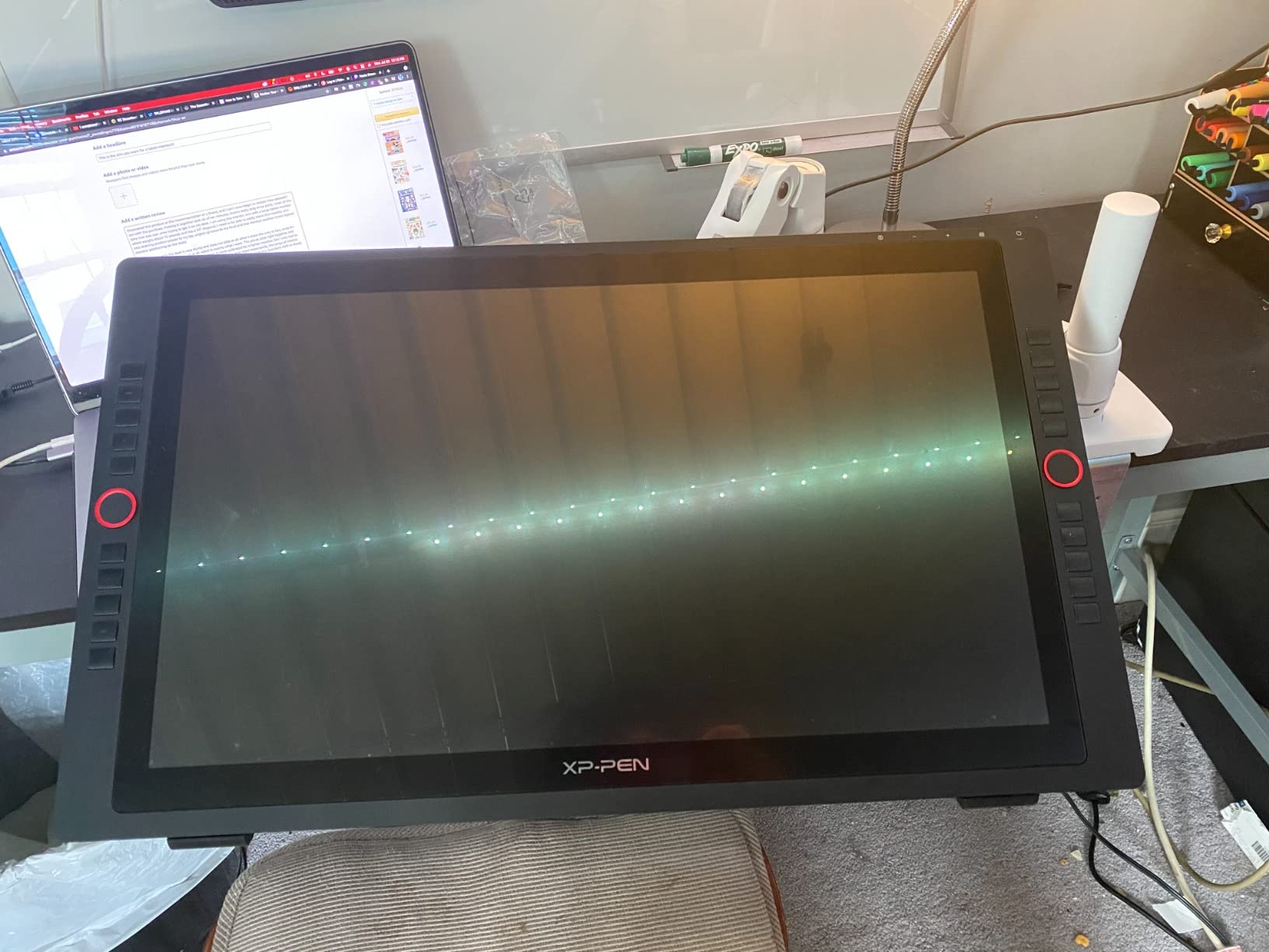XPPen Drawing Tablet with Screen Full-Laminated Graphics Drawing Monitor Artist13.3 Pro Graphics Tablet with Adjustable Stand and 8 Shortcut Keys (8192 Levels Pen Pressure, 123% sRGB) - Customer Photo 4