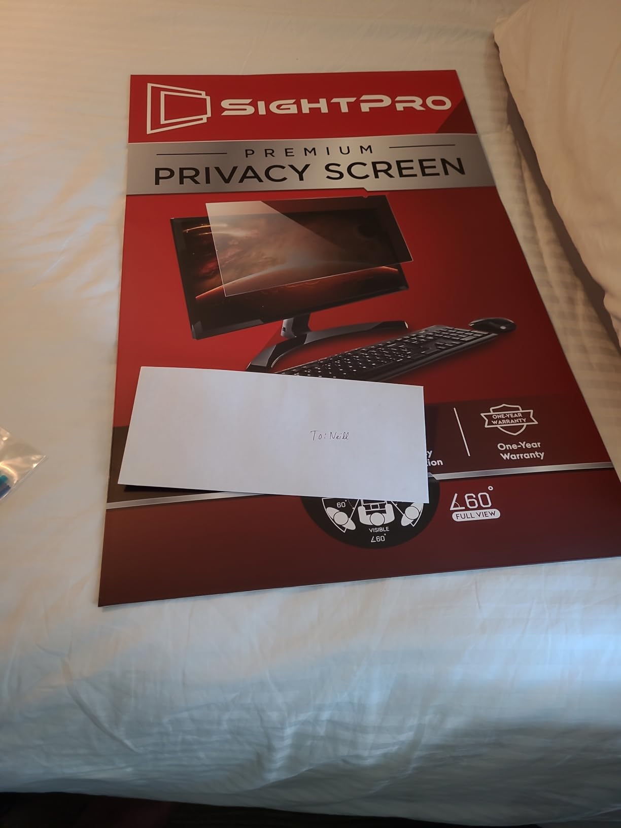 27 Inch 16:9 Computer Privacy Screen Filter for Monitor - Privacy Shield and Anti-Glare Protector - Customer Photo 1