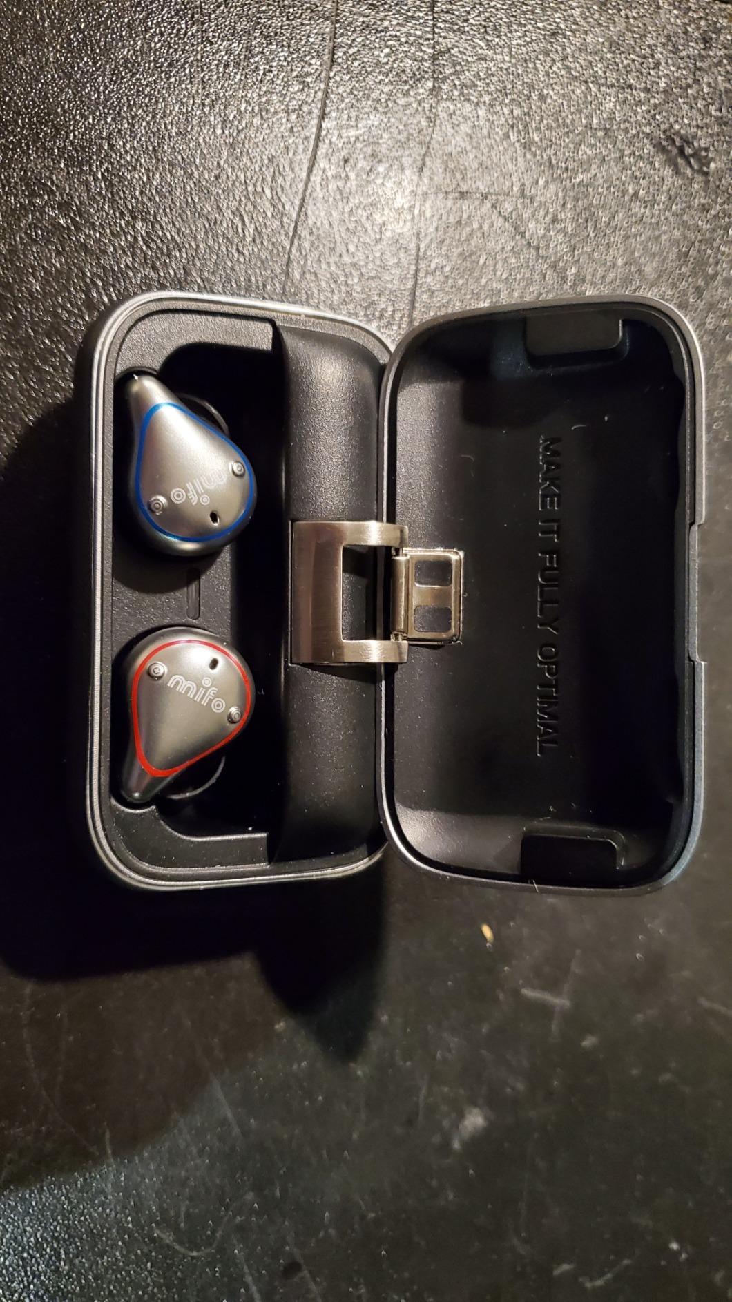 mifo 2021 Upgraded Version O5 True Wireless Earbuds Bluetooth 5.0 Earbuds with 2600mAH Charging Case IP67 Hi-Fi Stereo in Ear Earphones Wireless Headphones for Running, Built-in Mic - Customer Photo 1