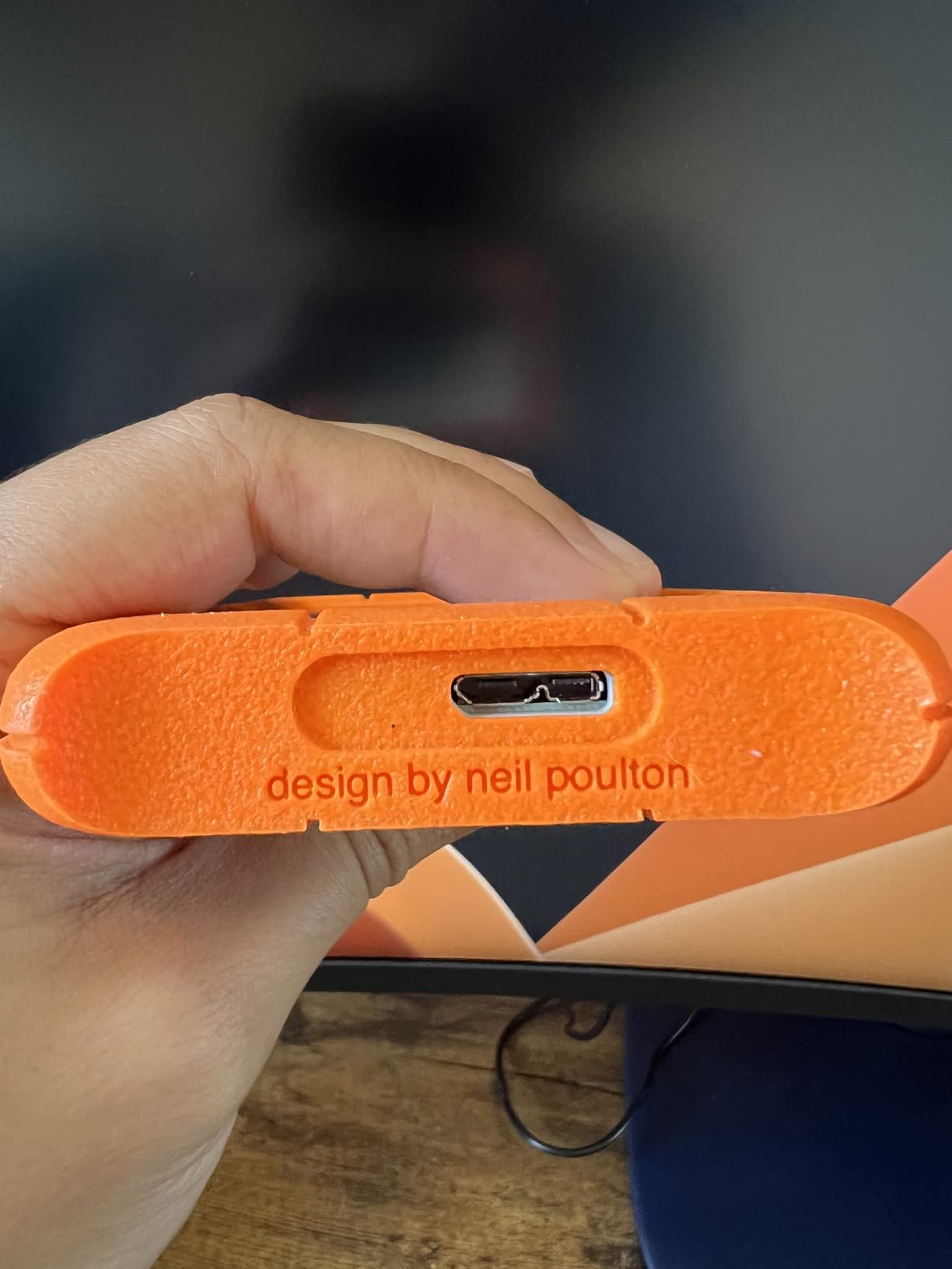 LaCie Rugged 5TB Portable External HDD - USB 3.0/2.0 Compatible, Shock/Dust/Rain Resistant for Mac & PC, Orange, Grey - Customer Photo 5