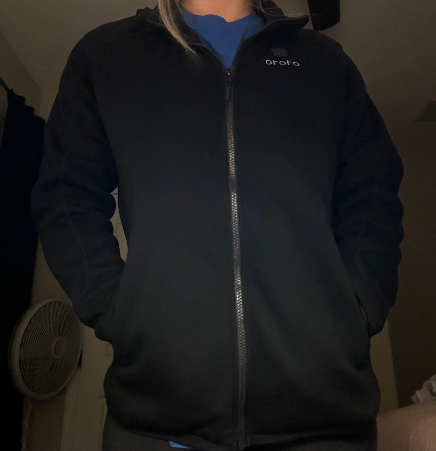 ORORO Women's Heated Fleece Jacket with Battery, Fleece Heating Jacket (Charger Not Included) - Customer Photo 1