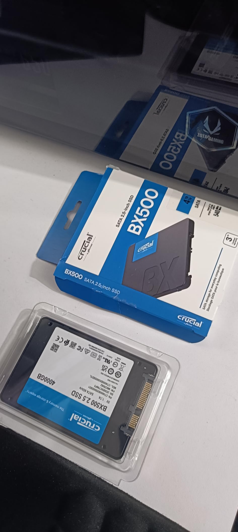 Crucial BX500 1TB 3D NAND SATA 2.5-Inch Internal SSD, up to 540MB/s - CT1000BX500SSD1, Solid State Drive - Customer Photo 4