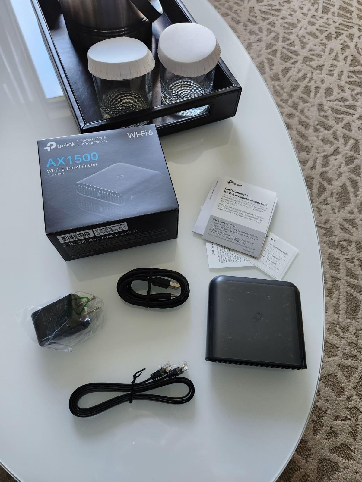 TP-Link Smart WiFi 6 Router (Archer AX10) – 4 Gigabit LAN Ports, Dual Band 802.11AX Router, Beamforming, OFDMA, MU-MIMO, Parental Controls, Dual-Core 900MHz Processor, Works with Alexa - Customer Photo 1