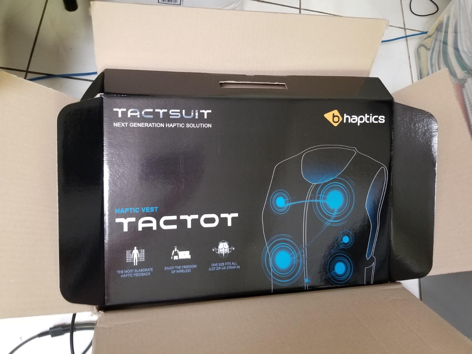 bHaptics haptic vest Tactot DK 3 for VR, PC gaming, music and movie- 40 vibration feedback points - Customer Photo 2