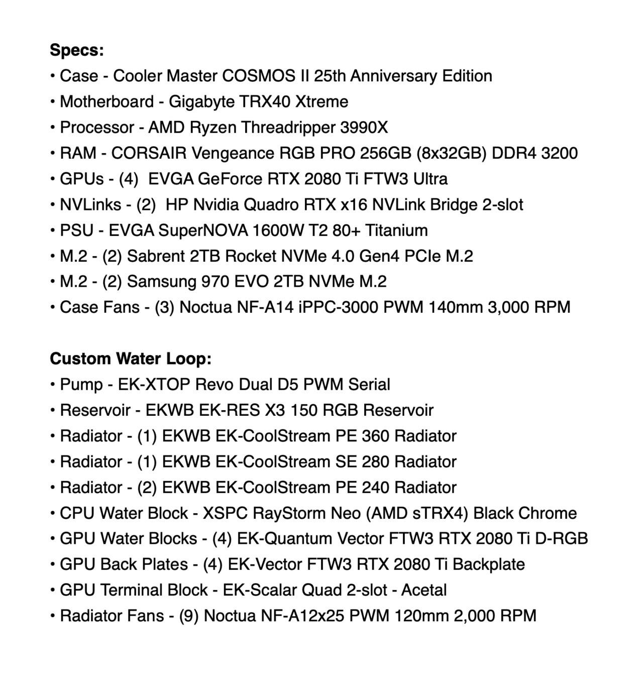 AMD Ryzen Threadripper 3990X 64-Core, 128-Thread Unlocked Desktop Processor - Customer Photo 4