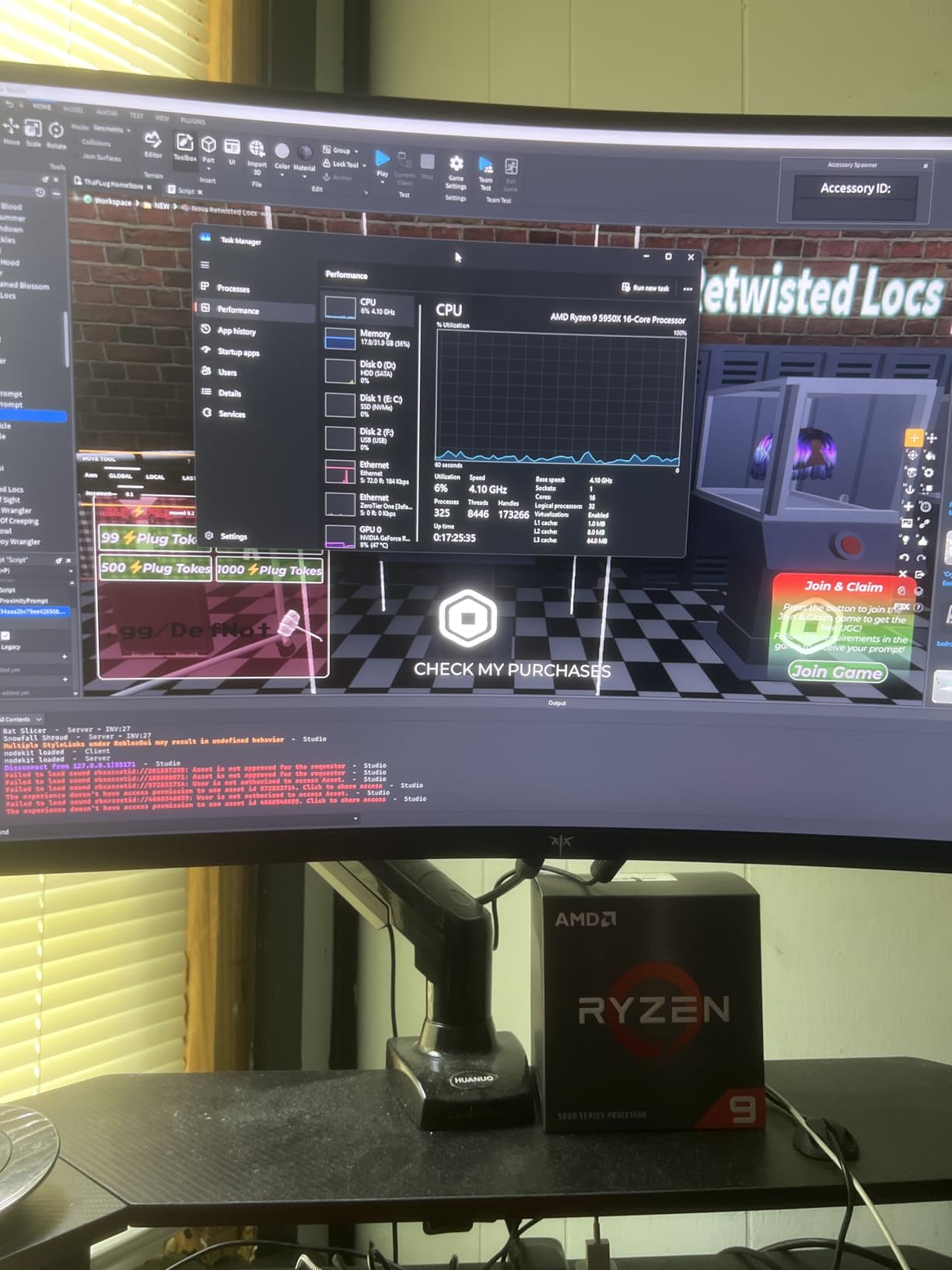 AMD Ryzen 9 5950X 16-core, 32-thread unlocked desktop processor - Customer Photo 1