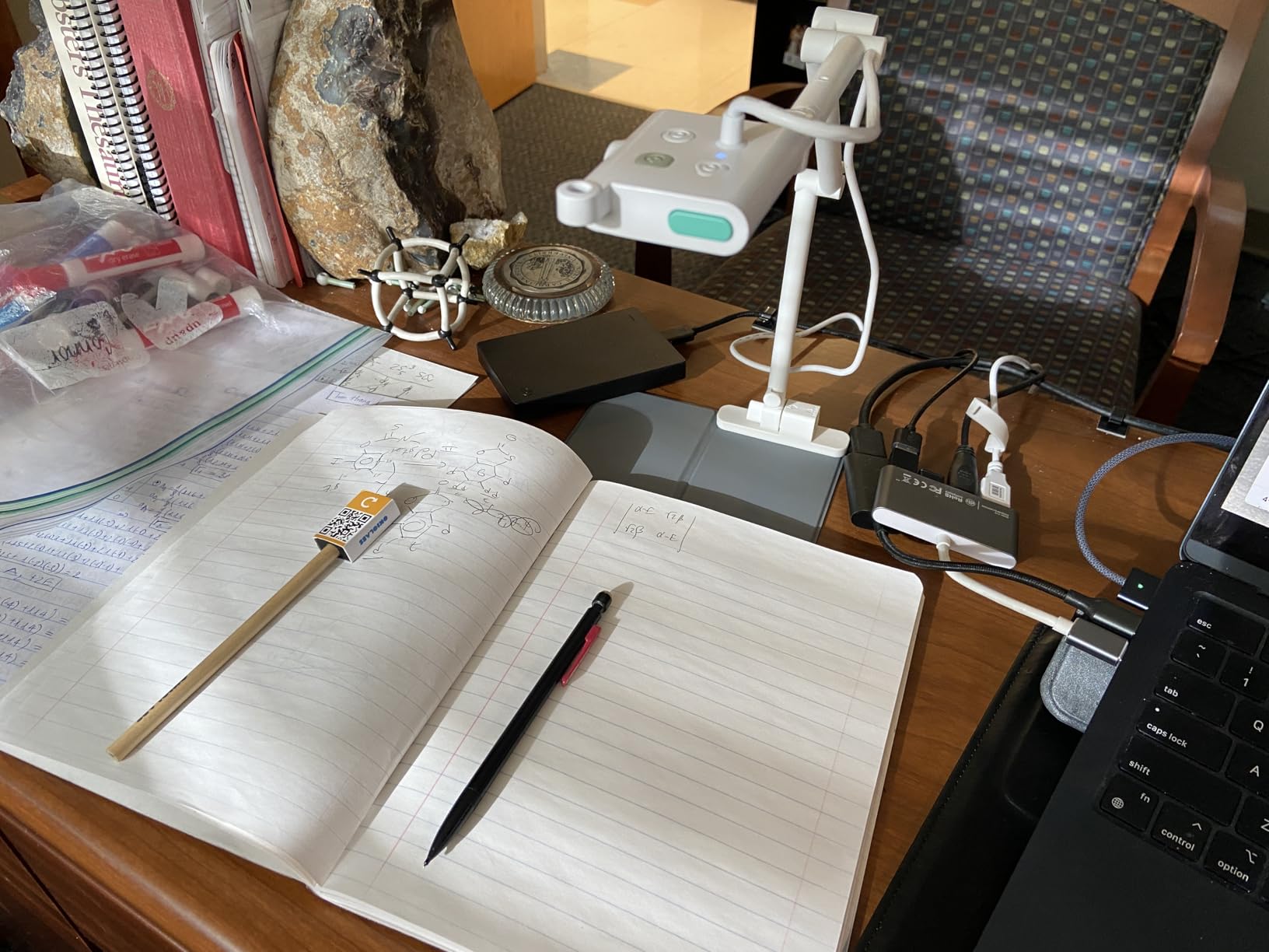 OKIOCAM S-4K 8MP Document Camera and Webcam 2-in-1 with OKIOPoint Smart Visual Pointer, Document Camera for Teachers, Compatible w PC, Mac, Chromebooks - Customer Photo 1