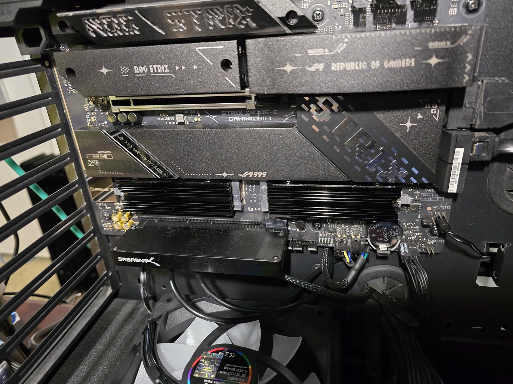 M.2 Heatsink SSD Cooler for PS5 PCIE NVME or SATA m2 2280 SSD Cooling（Black 2 Pieces） - Customer Photo 4