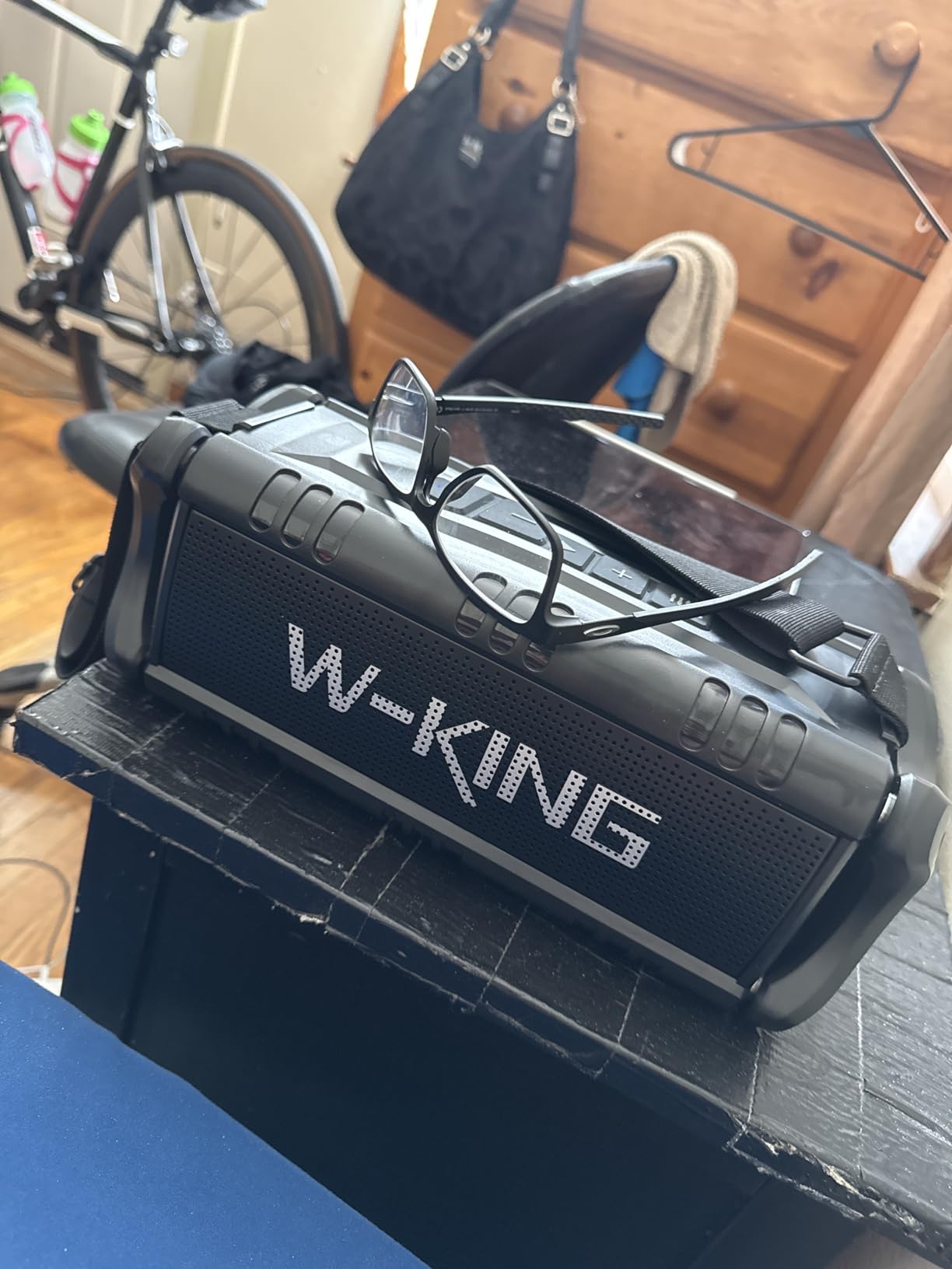 W-KING Bluetooth Speaker, 90W Max Portable Outdoor Speaker Loud, IPX6 Waterproof/50W Deep Bass Subwoofer/40H/EQ/Dual Pairing/TF/AUX, Large Boombox Speakers Bluetooth Wireless for Party/Beach/Jobside - Customer Photo 4
