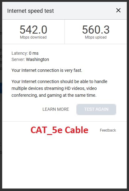 UGREEN Cat 8 Ethernet Cable 6FT, High Speed Braided 40Gbps 2000Mhz Network Cord Cat8 RJ45 Shielded Indoor Heavy Duty LAN Cables Compatible for Gaming PC PS5 Xbox Modem Router 6FT - Customer Photo 3