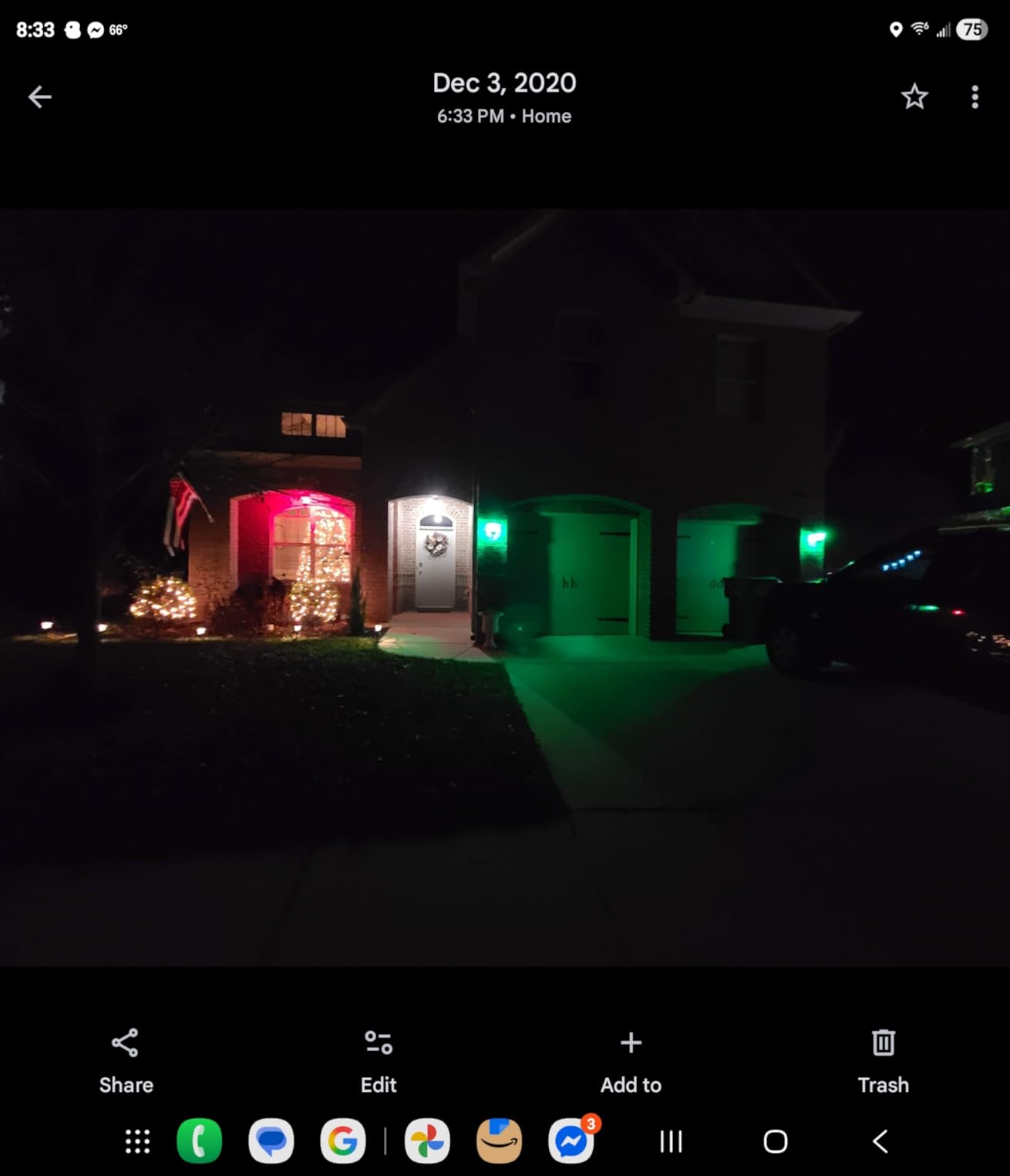 SYLVANIA Wifi LED Smart Light Bulb, 60W Equivalent Full Color and Tunable White A19, Dimmable, Compatible with Alexa and Google Home Only - 4 Pack (75674) - Customer Photo 1