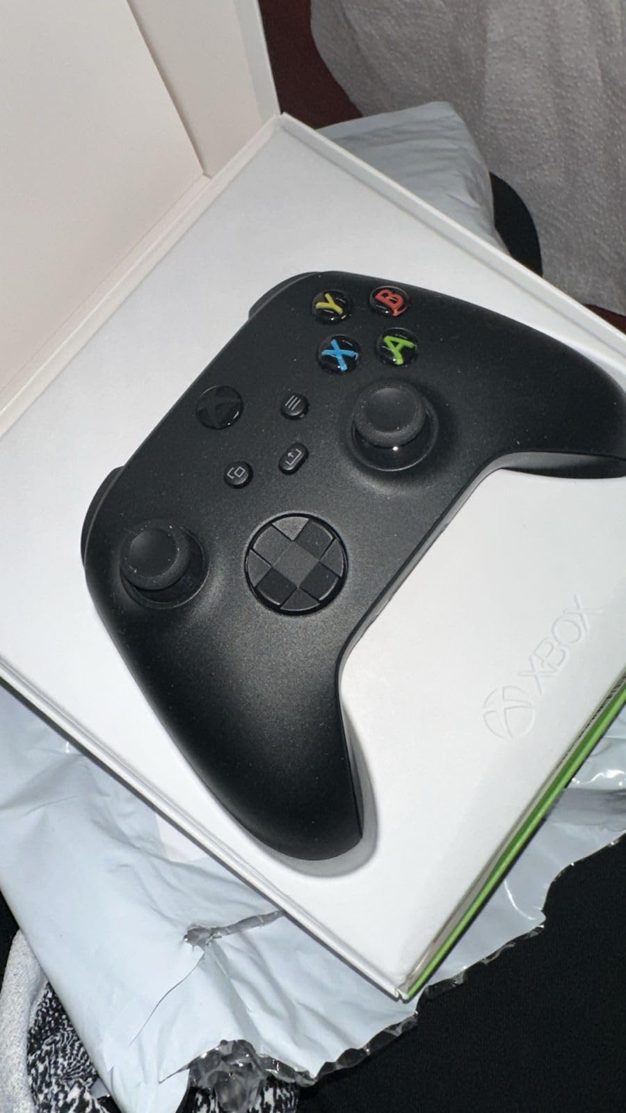 Xbox Core Wireless Gaming Controller – Carbon Black Series X|S, One, Windows PC, Android, and iOS - Customer Photo 1
